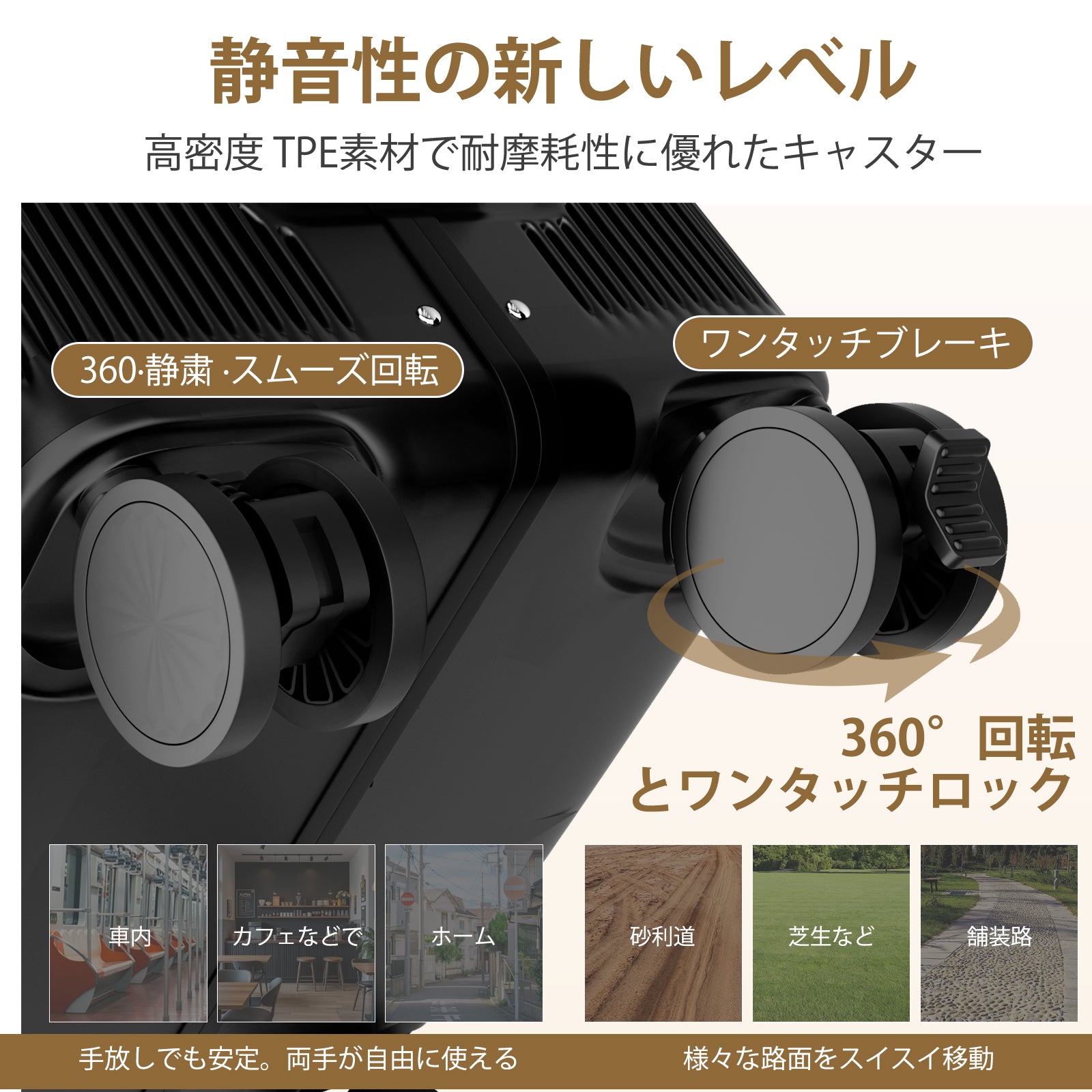 モダン ビジネス スーツケース アルミフレーム 100%PC｜静音ブレーキキャスター USB充電 TSAロック 軽量（S/M/L）